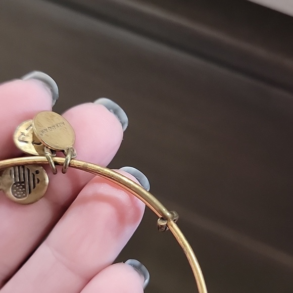 Alex and Ani Mixed Metal Cross Bangle Trio - Gold & Silver Bundle - Picture 6 of 13